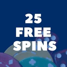 Qualify for 25 free spins