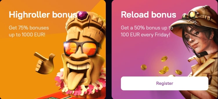 Zoome casino reload bonus